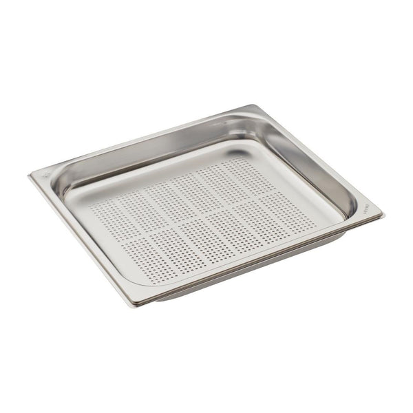 Bac inox perforé GN 2/3 Gastro M profondeur 40mm