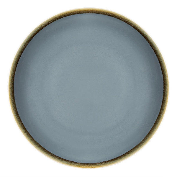 Assiette Plate Ronde Couleur Océan Kiln Olympia 230mm (Lot de 6)