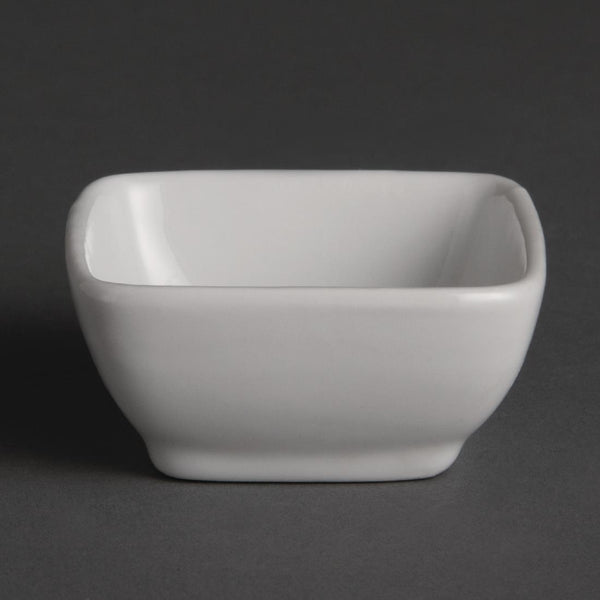 Mini-Plats Carrés Arrondis 60mm Olympia (Lot de 12)