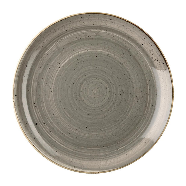 Assiettes rondes Churchill Stonecast Grey 254mm (Lot de 12)