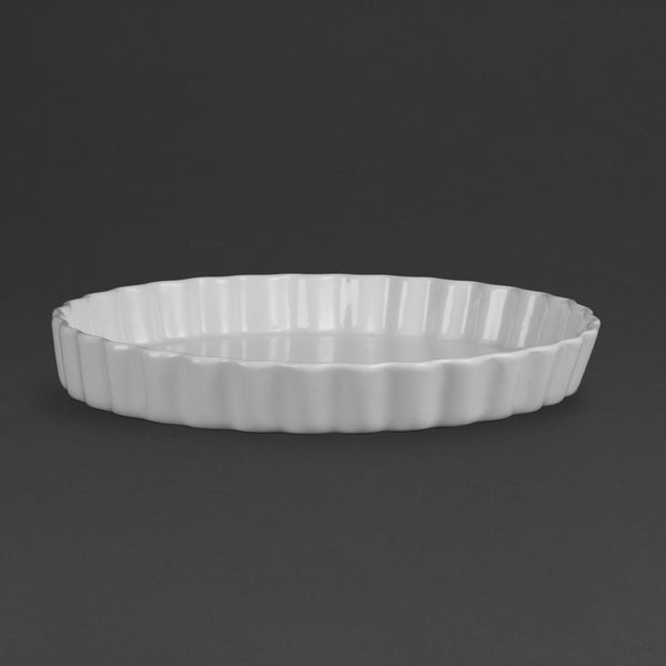 Plats À Tarte Blancs Olympia 297mm (Lot de 6)
