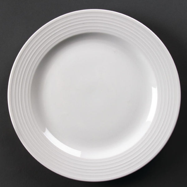 Assiettes À Bord Large Olympia Linear 310mm (Lot de 6)