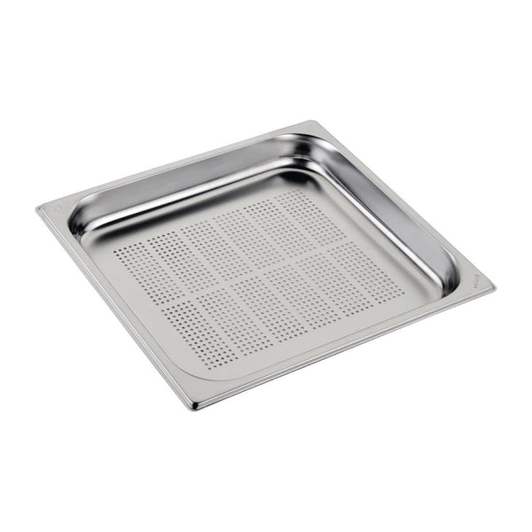 Bac inox perforé GN 2/3 Gastro M profondeur 20mm