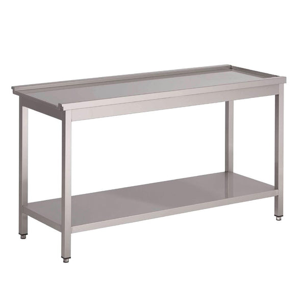 Table de sortie 80cm pour modèle à capot GL896 Gastro M