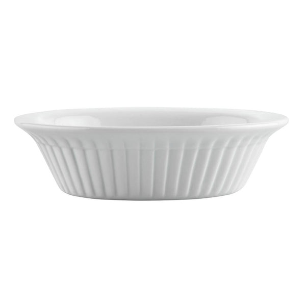Plat À Tourte Ovale Blanc Olympia (Lot de 6)