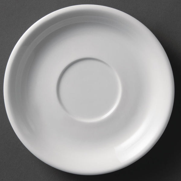 Soucoupes Pour Tasses À Cappuccino Blanches 180mm Olympia (Lot de 12)