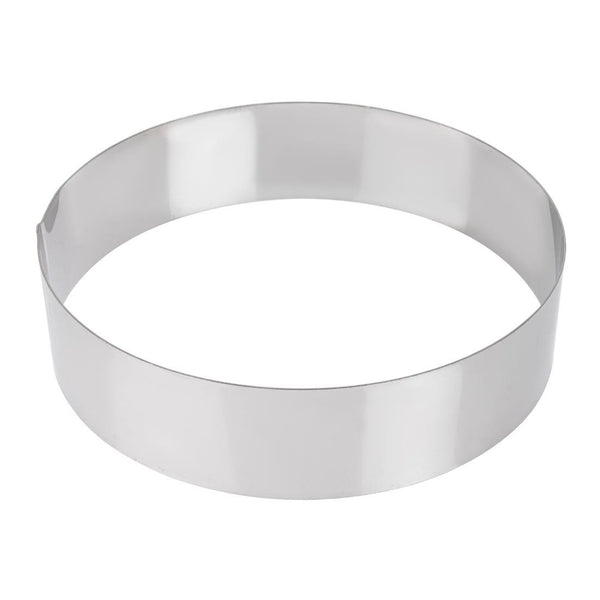 Cercle à mousse inox De Buyer 240 x 60mm