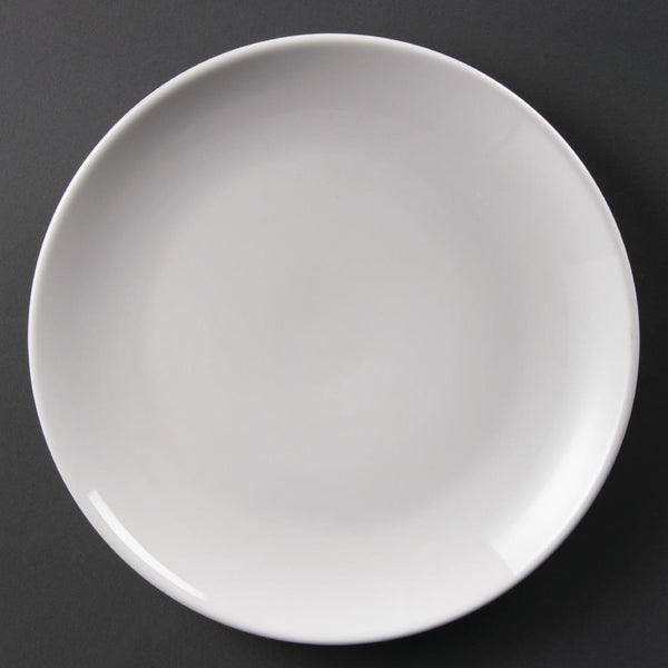 Assiettes Plates Rondes Olympia 250mm (Lot de 12)