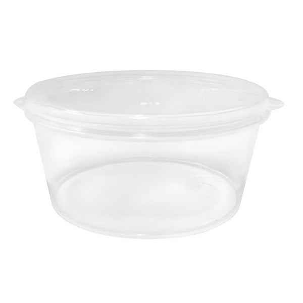 Pots à sauce Fiesta Recyclable avec couvercle 25 ml (lot de 50)