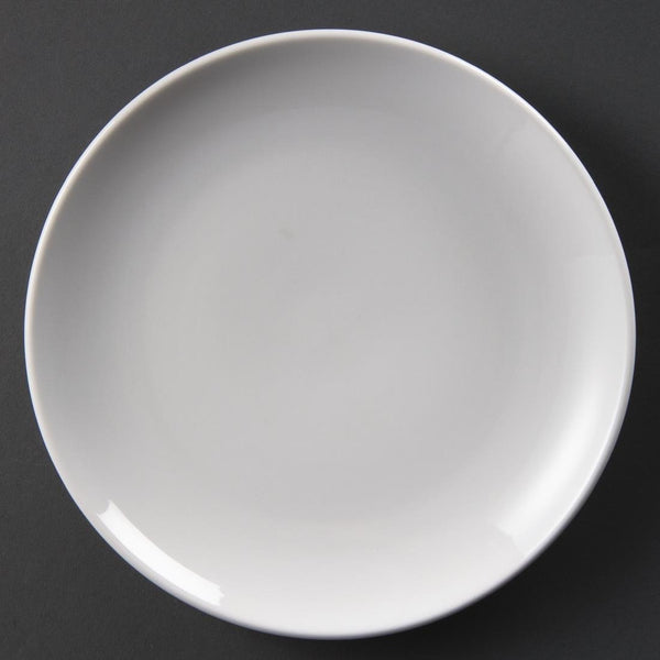 Assiettes Plates Rondes Olympia 230mm (Lot de 12)