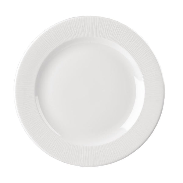 Assiettes à bord large Churchill Bamboo 280mm (Lot de 12)